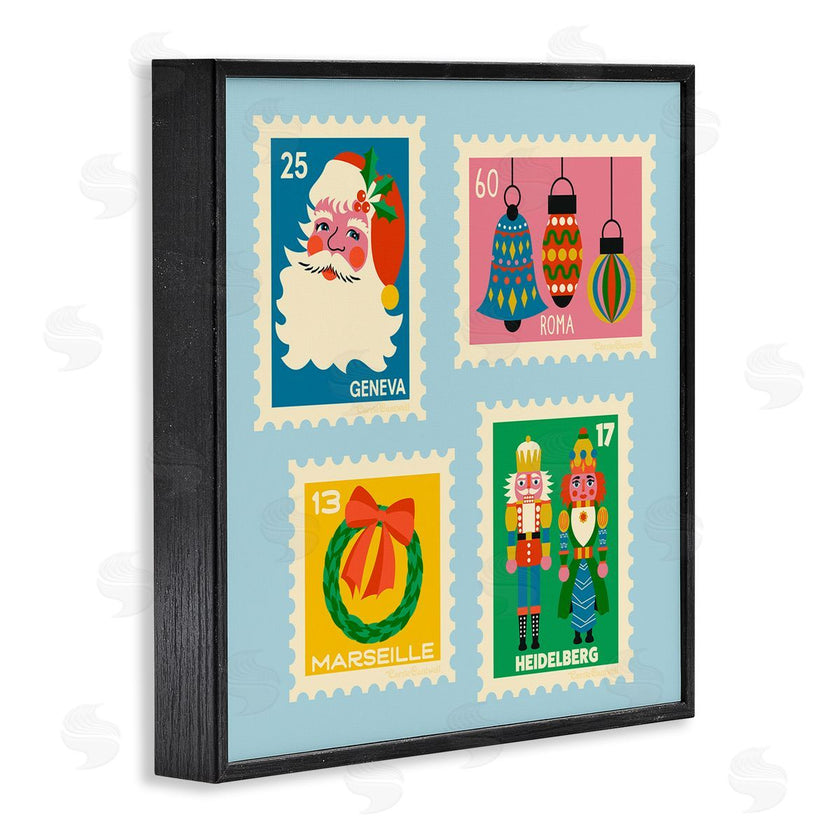 Carrie Cantwell | Vintage Christmas Postage Stamps