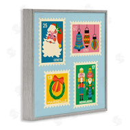 Carrie Cantwell | Vintage Christmas Postage Stamps