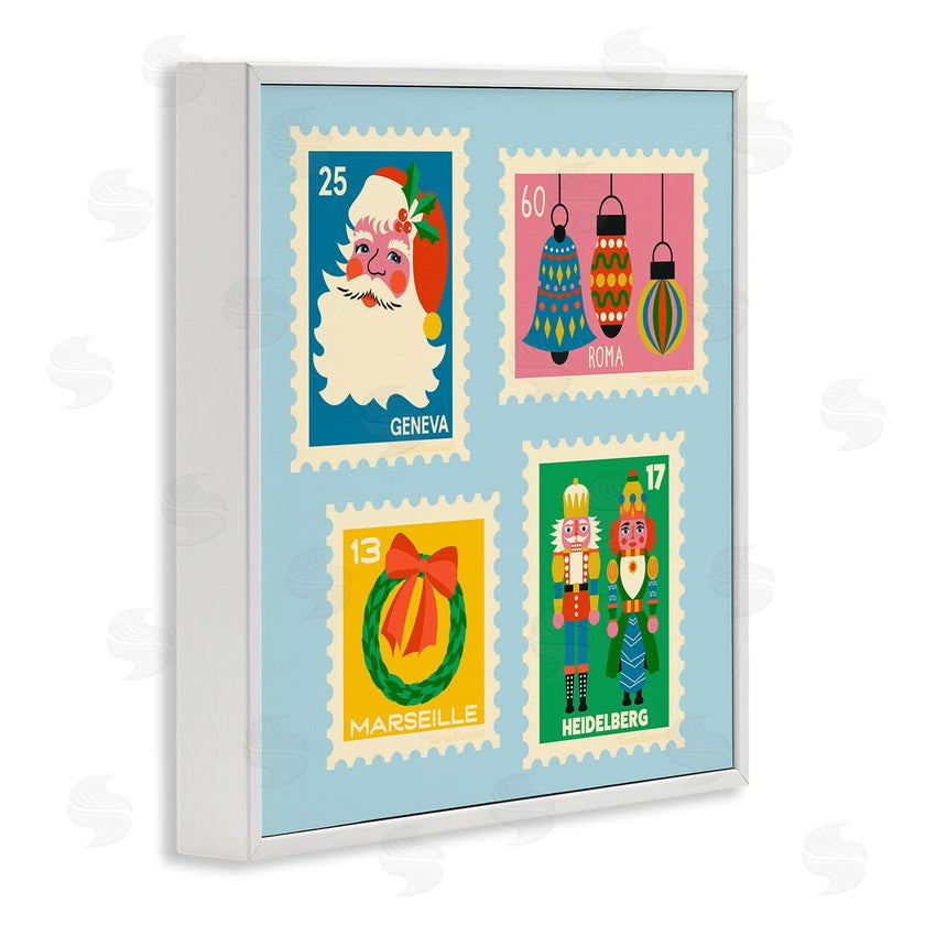 Carrie Cantwell | Vintage Christmas Postage Stamps