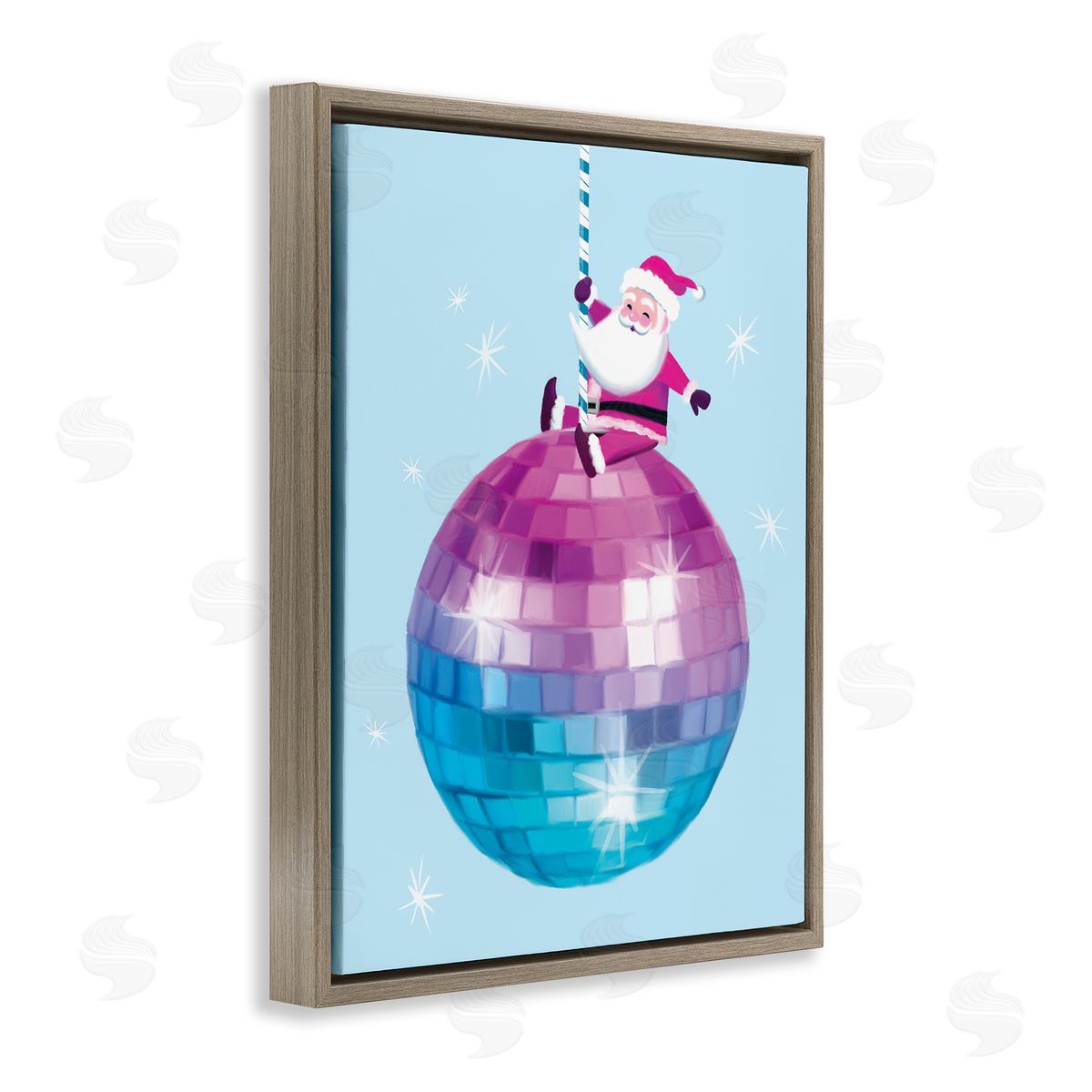 House Fenway | Disco Ball Santa Claus
