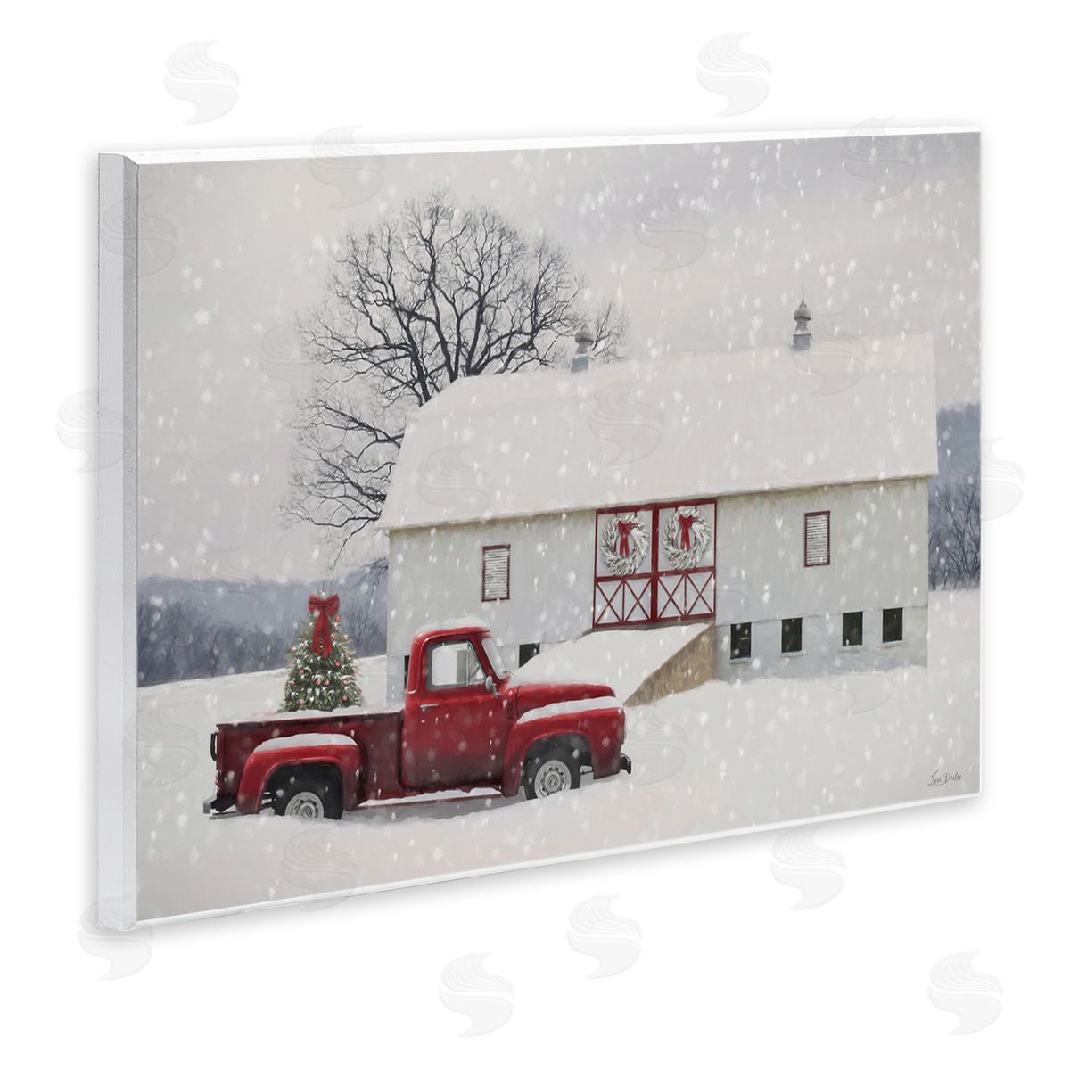 Lori Deiter | Snowy Farmhouse on Christmas