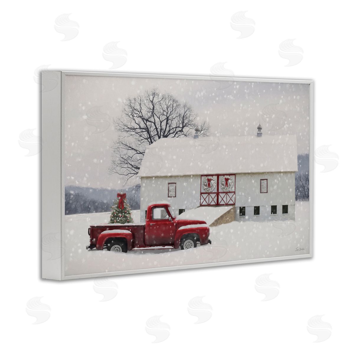Lori Deiter | Snowy Farmhouse on Christmas