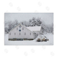 Lori Deiter | Snowy White Farmhouse Scene
