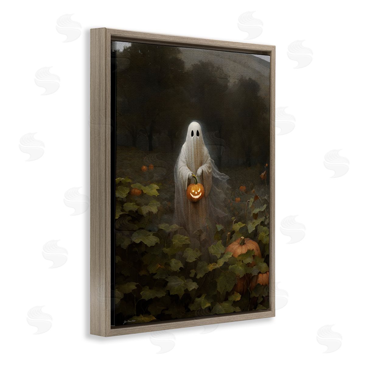 Jo Moulton | Ghost in Pumpkin Patch