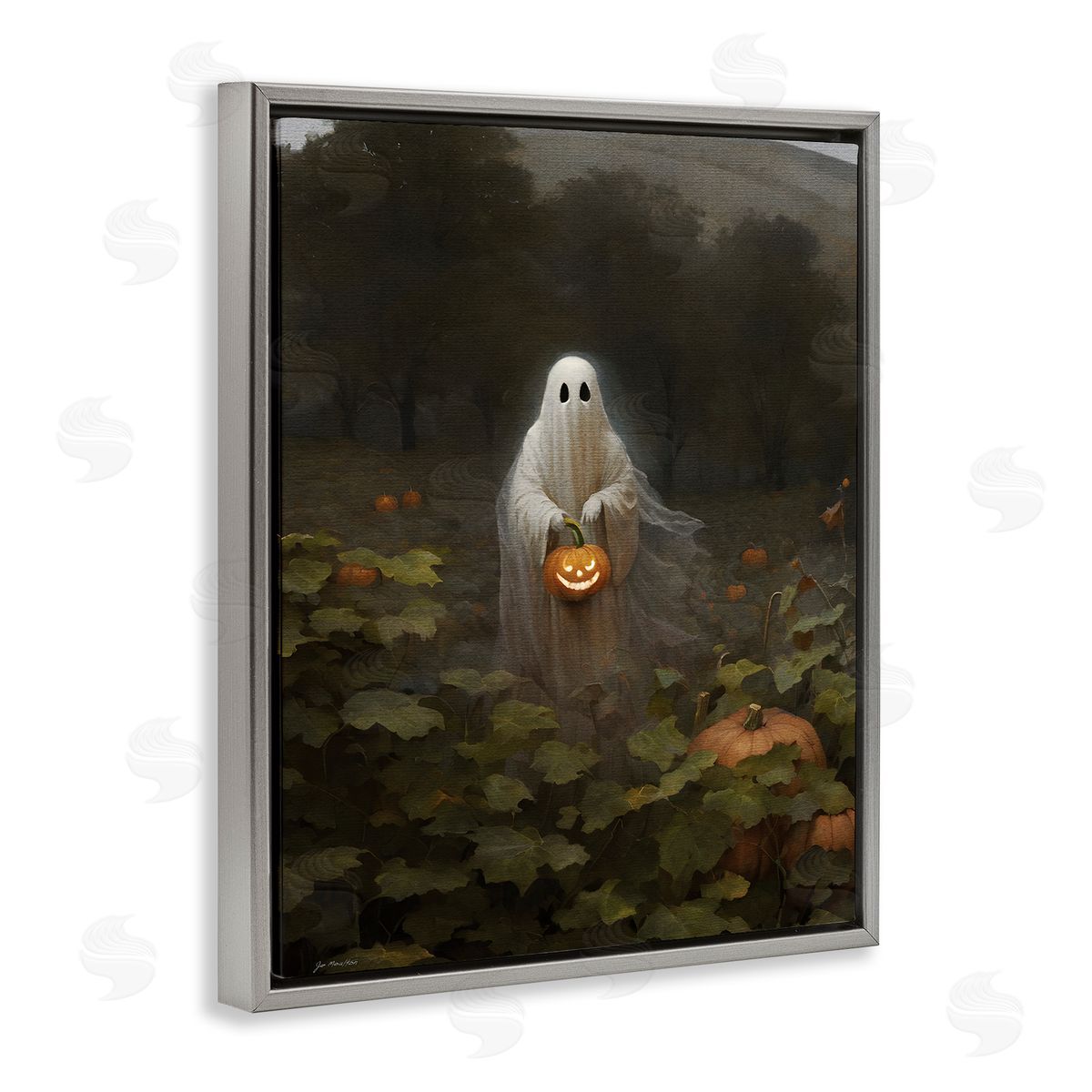 Jo Moulton | Ghost in Pumpkin Patch