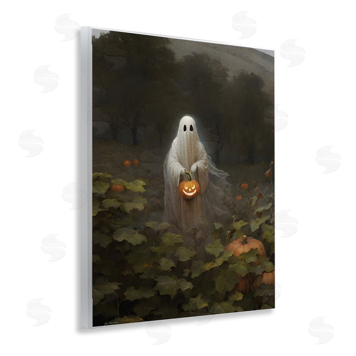 Jo Moulton | Ghost in Pumpkin Patch