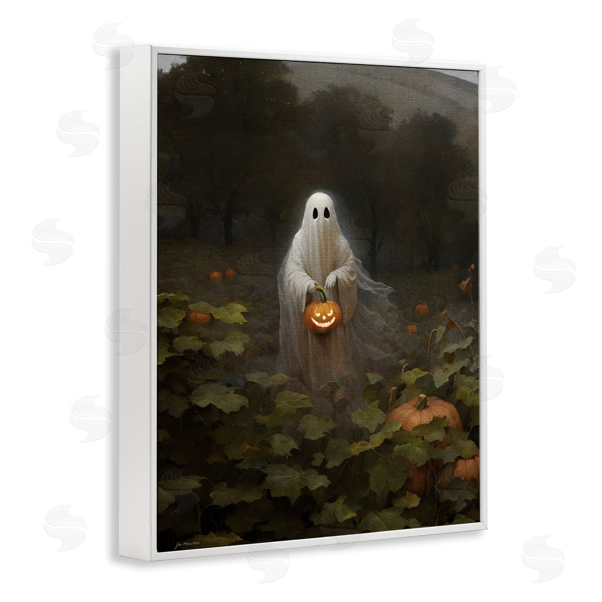 Jo Moulton | Ghost in Pumpkin Patch