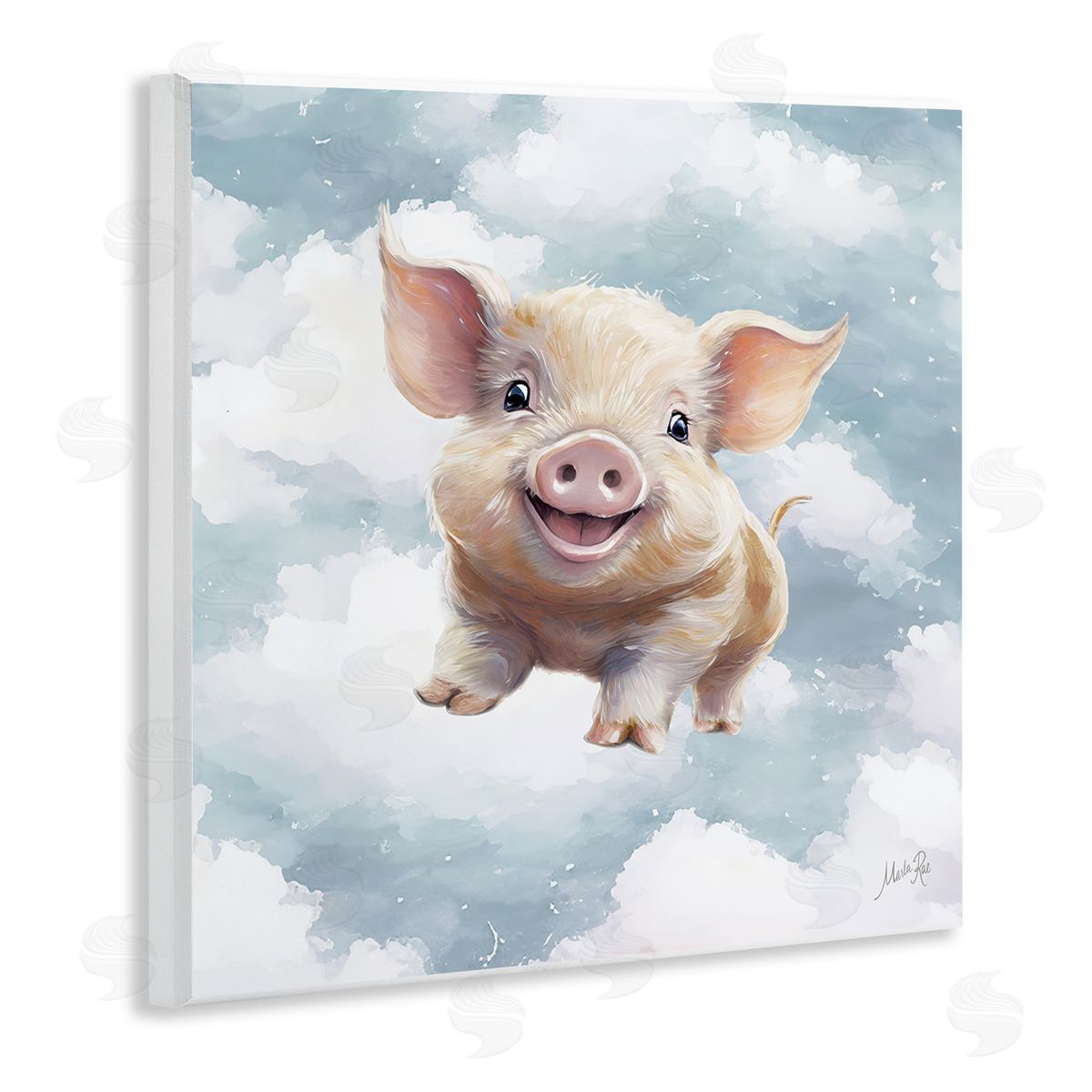 Marla Rae | Happy Piglet in Clouds