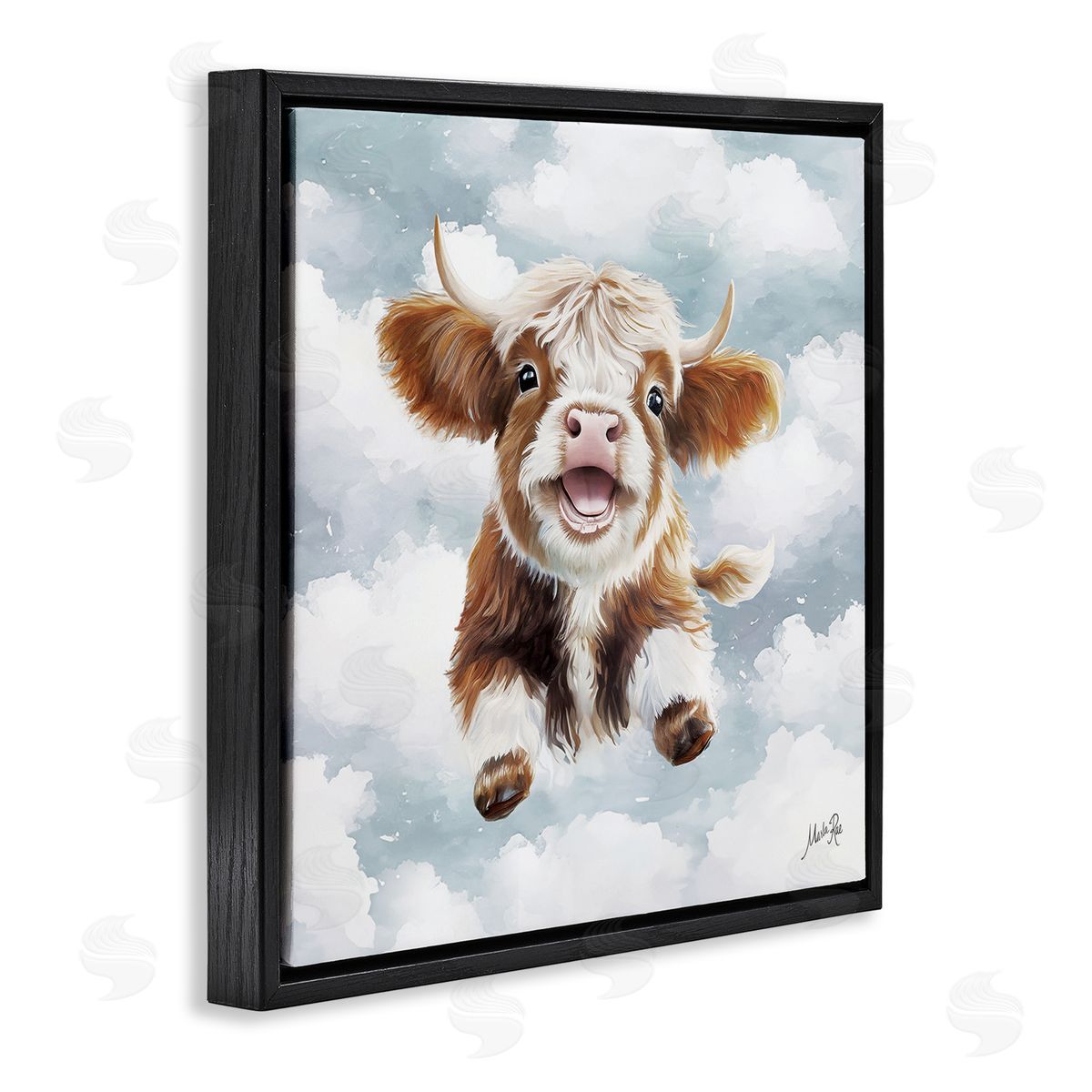 Marla Rae | Happy Cow Calf in Clouds