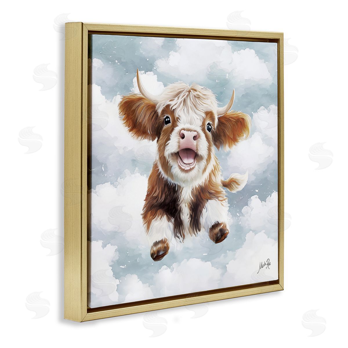 Marla Rae | Happy Cow Calf in Clouds