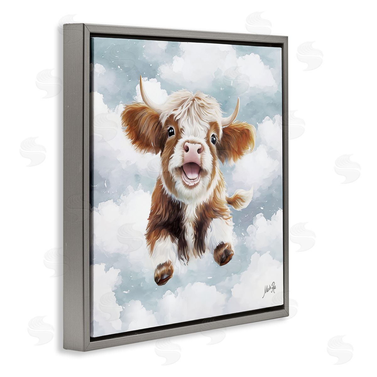 Marla Rae | Happy Cow Calf in Clouds