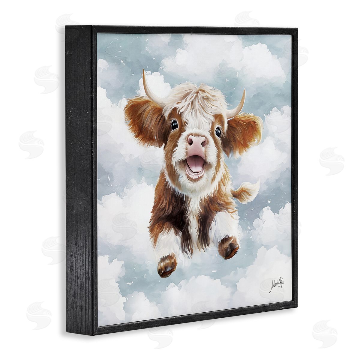 Marla Rae | Happy Cow Calf in Clouds