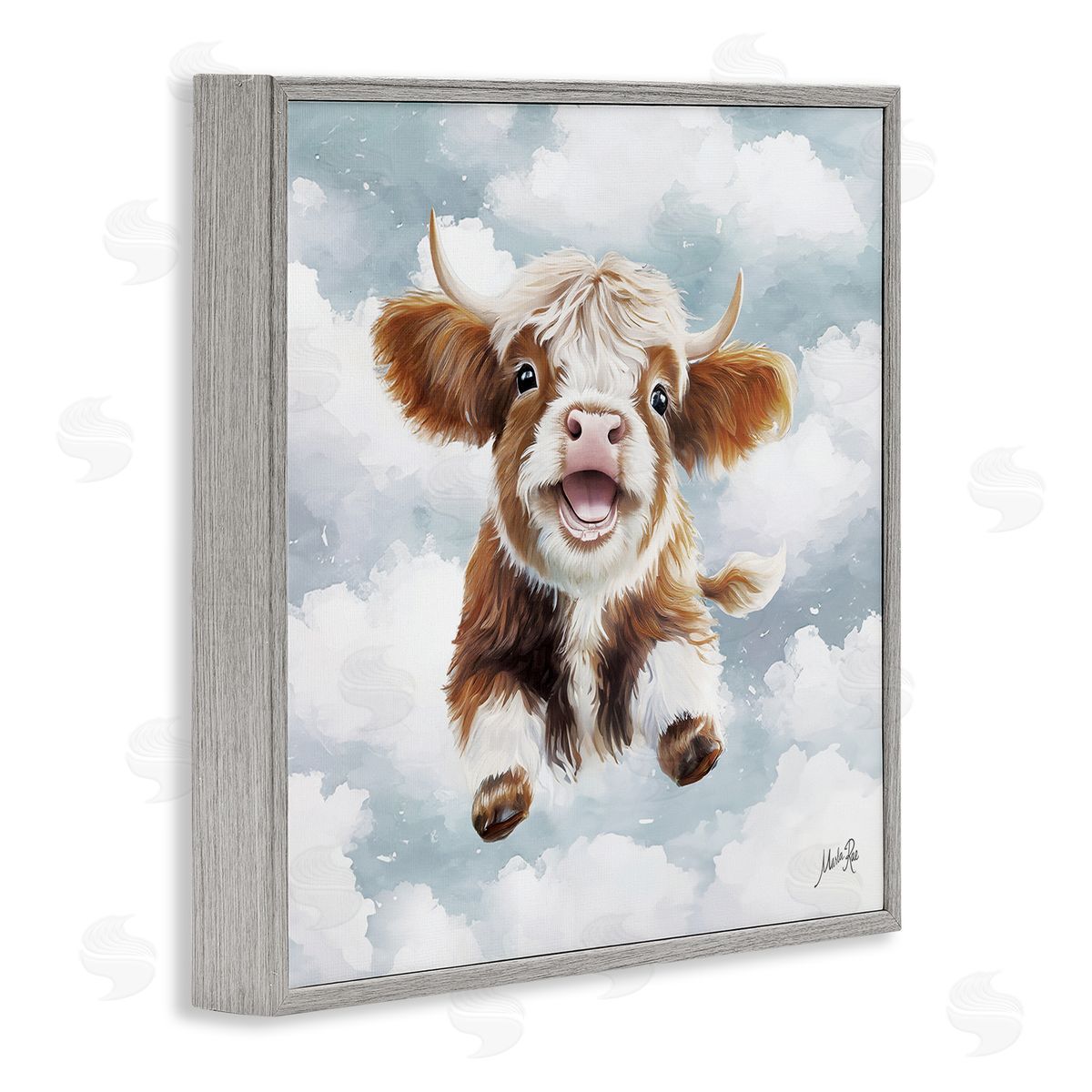 Marla Rae | Happy Cow Calf in Clouds