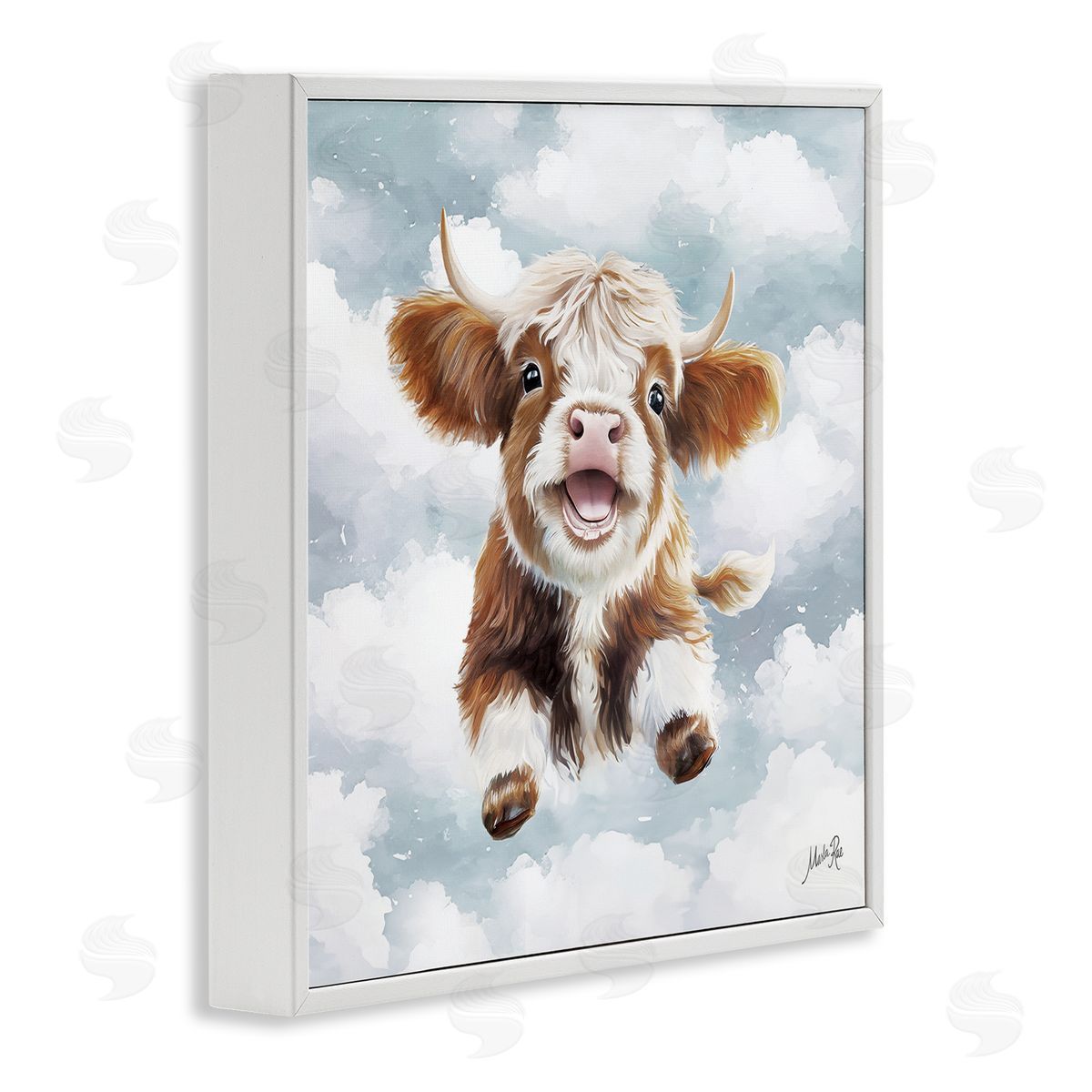 Marla Rae | Happy Cow Calf in Clouds
