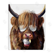 Kamdon Kreations | Highland Cattle with Disco Ball