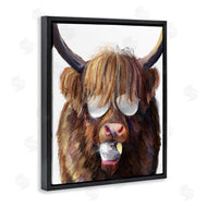 Kamdon Kreations | Highland Cattle with Disco Ball