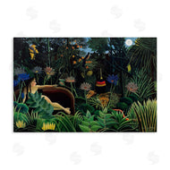 Stellar Design Studio | Peeking Jungle Animals & Woman