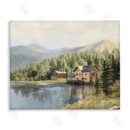 Amber Sterling | Lakeside Cabin with Mountain View