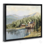Amber Sterling | Lakeside Cabin with Mountain View