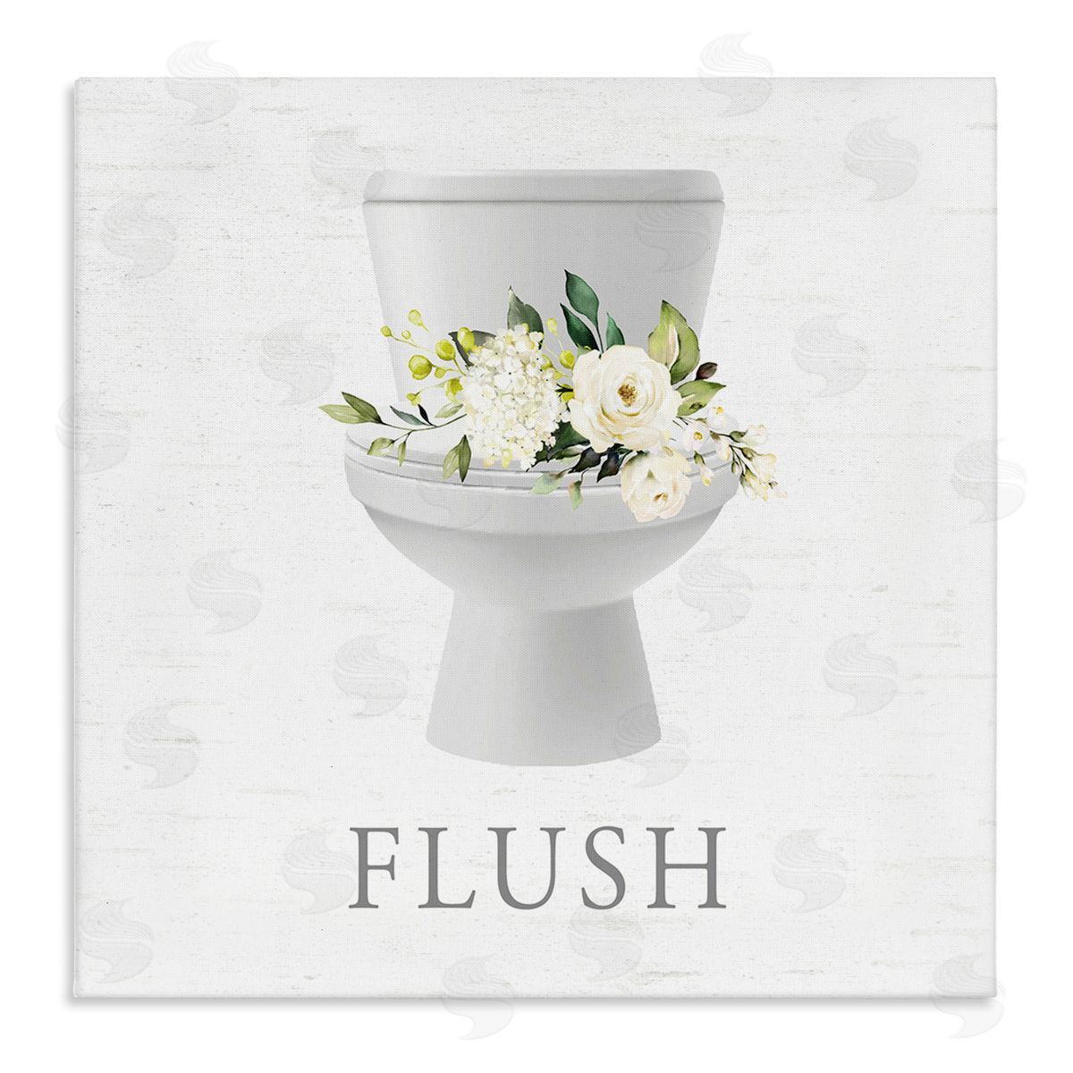 Lettered and Lined | Flush Floral Toilet