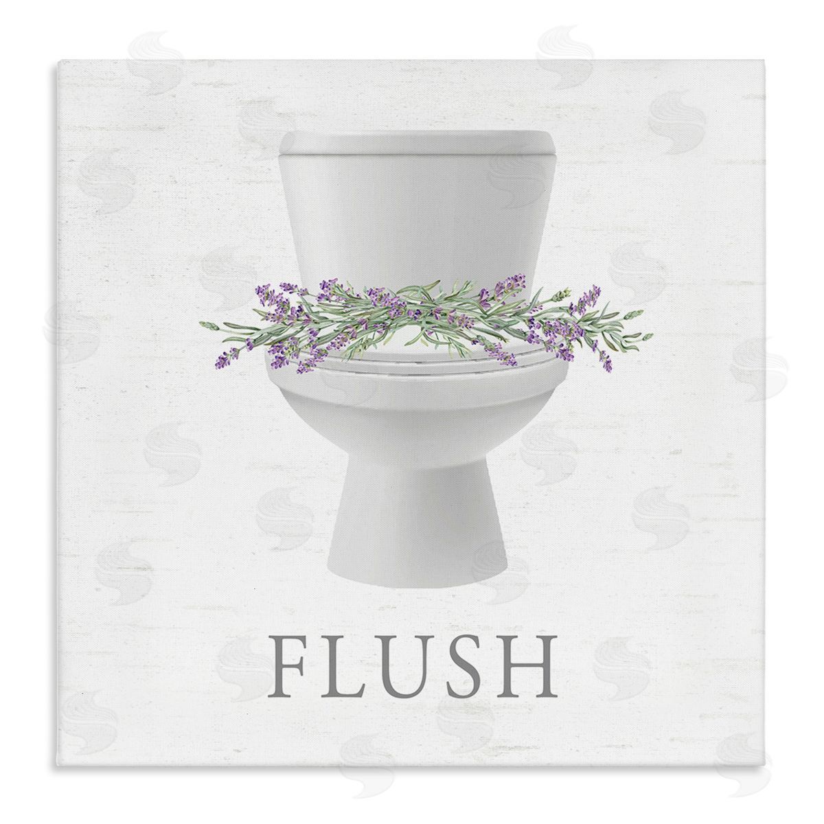 Lettered and Lined | Flush Toilet & Lavender