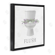 Lettered and Lined | Flush Toilet & Lavender