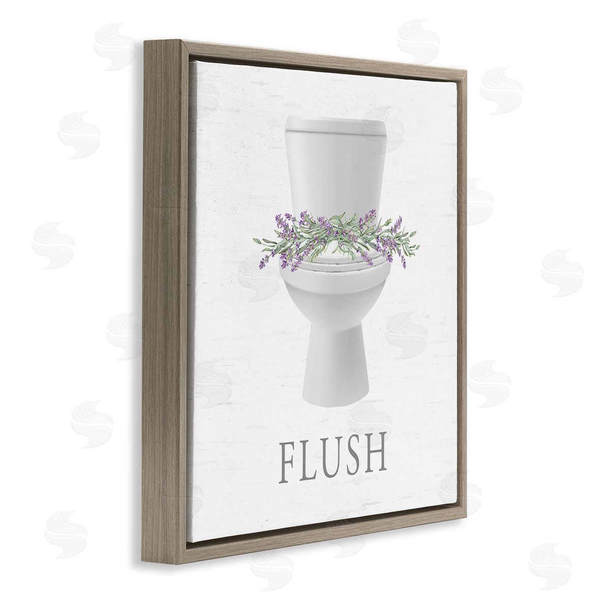 Lettered and Lined | Flush Toilet & Lavender