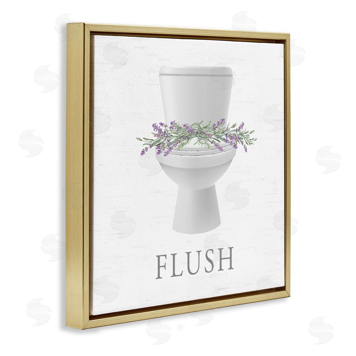 Lettered and Lined | Flush Toilet & Lavender