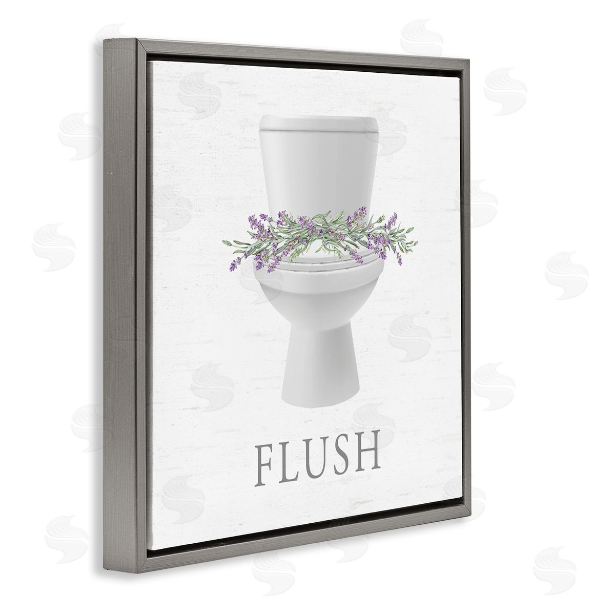 Lettered and Lined | Flush Toilet & Lavender