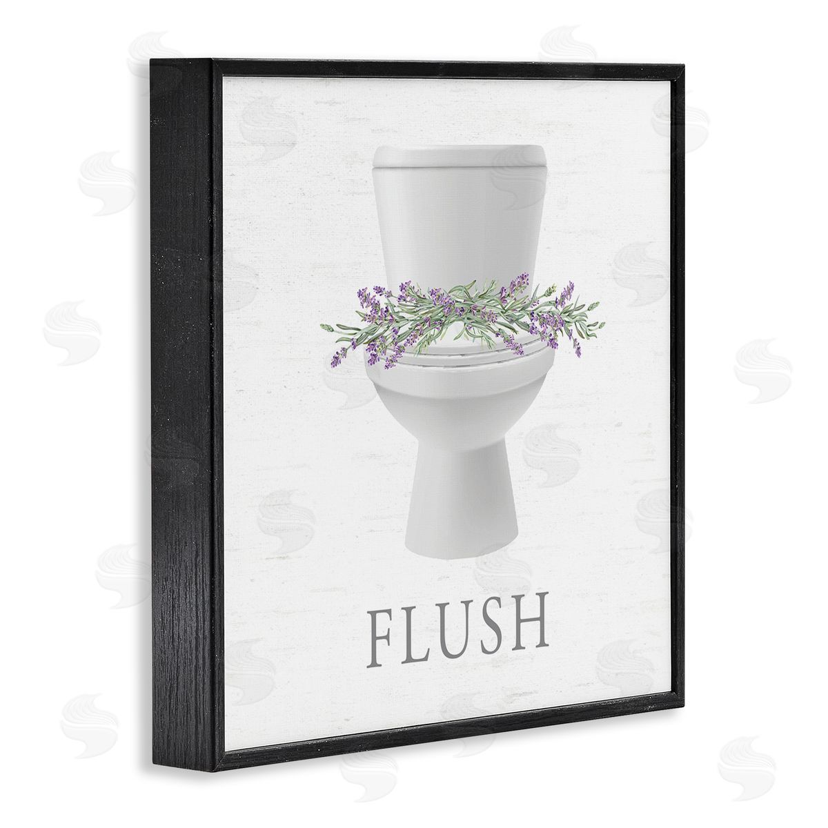 Lettered and Lined | Flush Toilet & Lavender