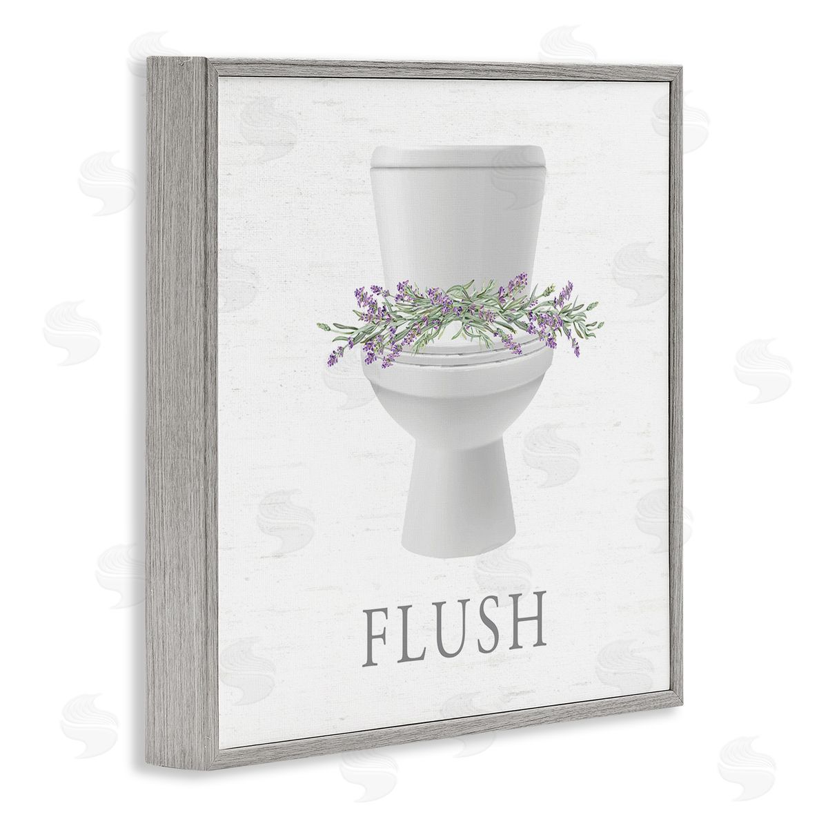Lettered and Lined | Flush Toilet & Lavender