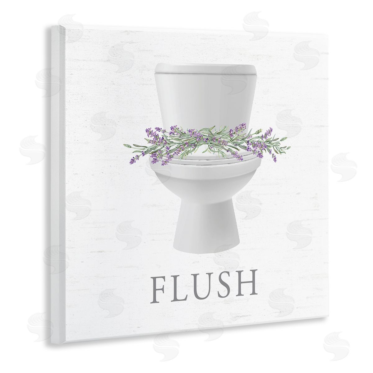 Lettered and Lined | Flush Toilet & Lavender