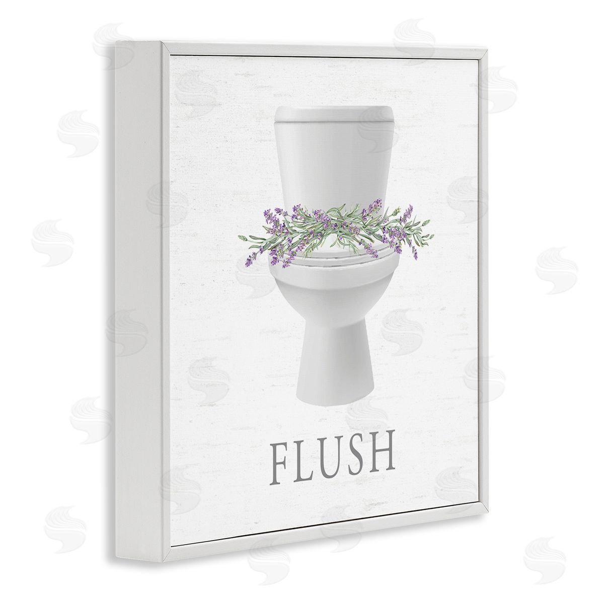Lettered and Lined | Flush Toilet & Lavender