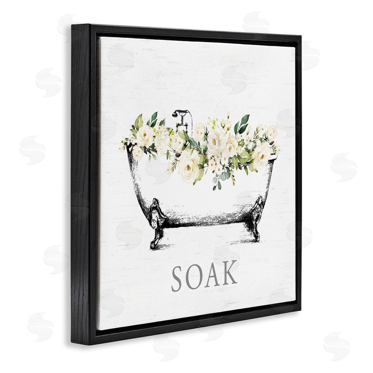Lettered and Lined | Soak Floral Bathtub