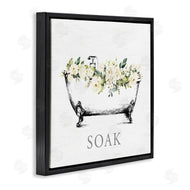 Lettered and Lined | Soak Floral Bathtub