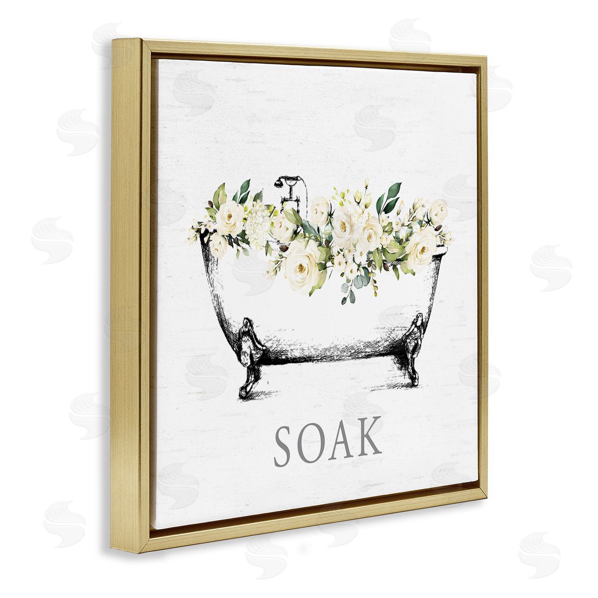 Lettered and Lined | Soak Floral Bathtub