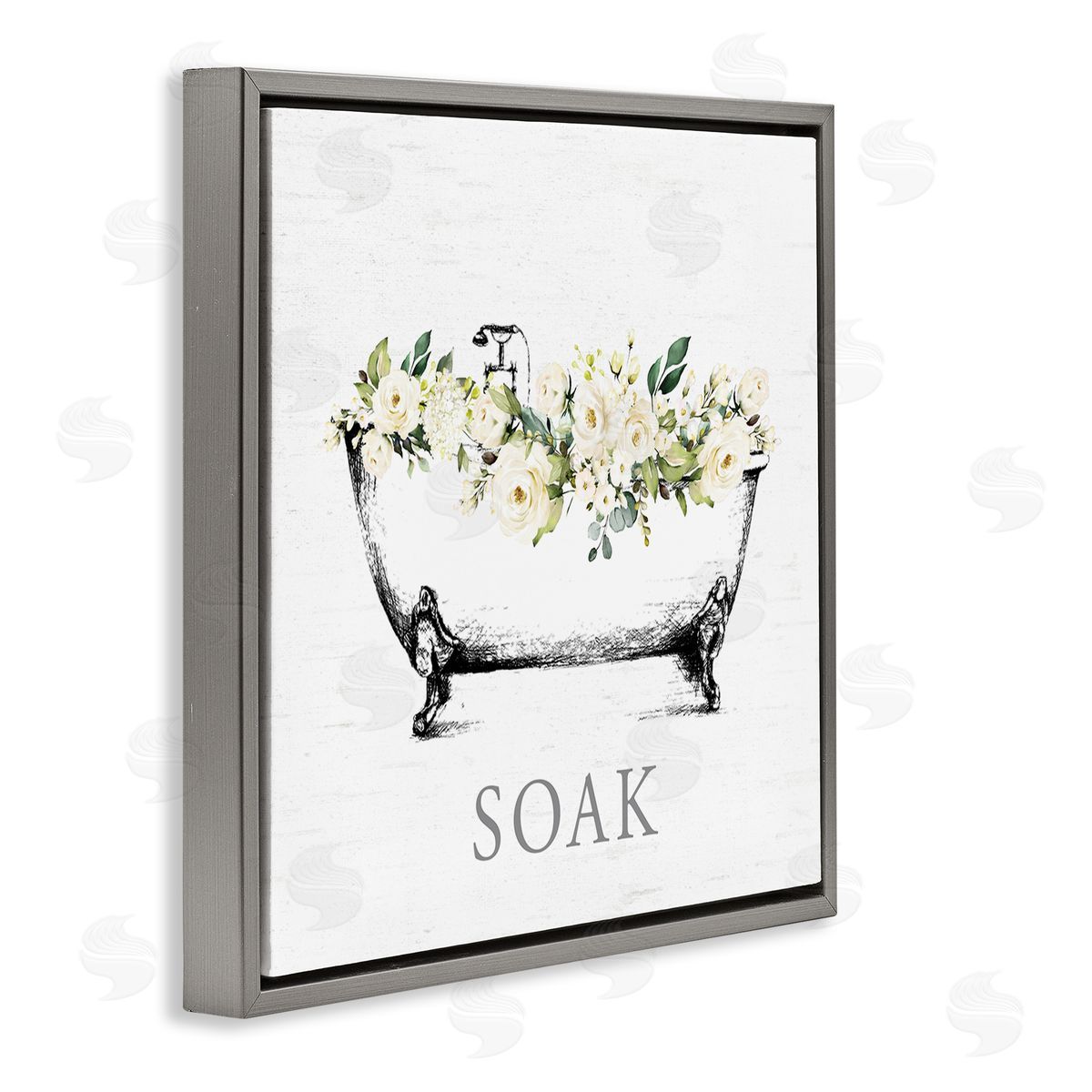 Lettered and Lined | Soak Floral Bathtub