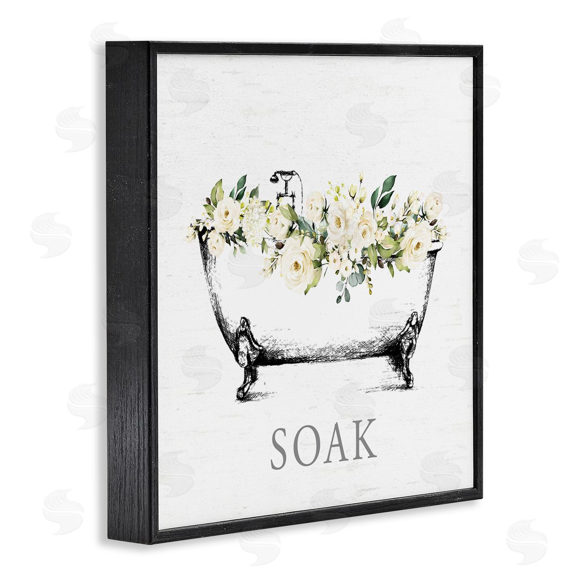 Lettered and Lined | Soak Floral Bathtub