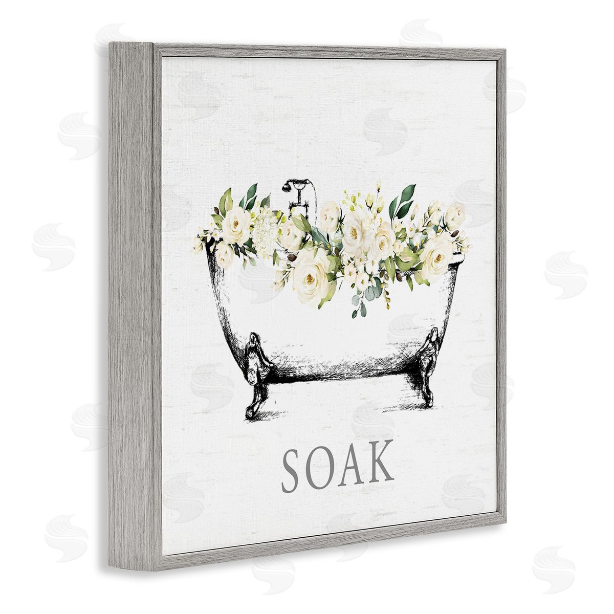 Lettered and Lined | Soak Floral Bathtub