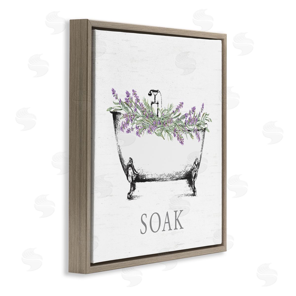 Lettered and Lined | Soak Bathtub with Lavender