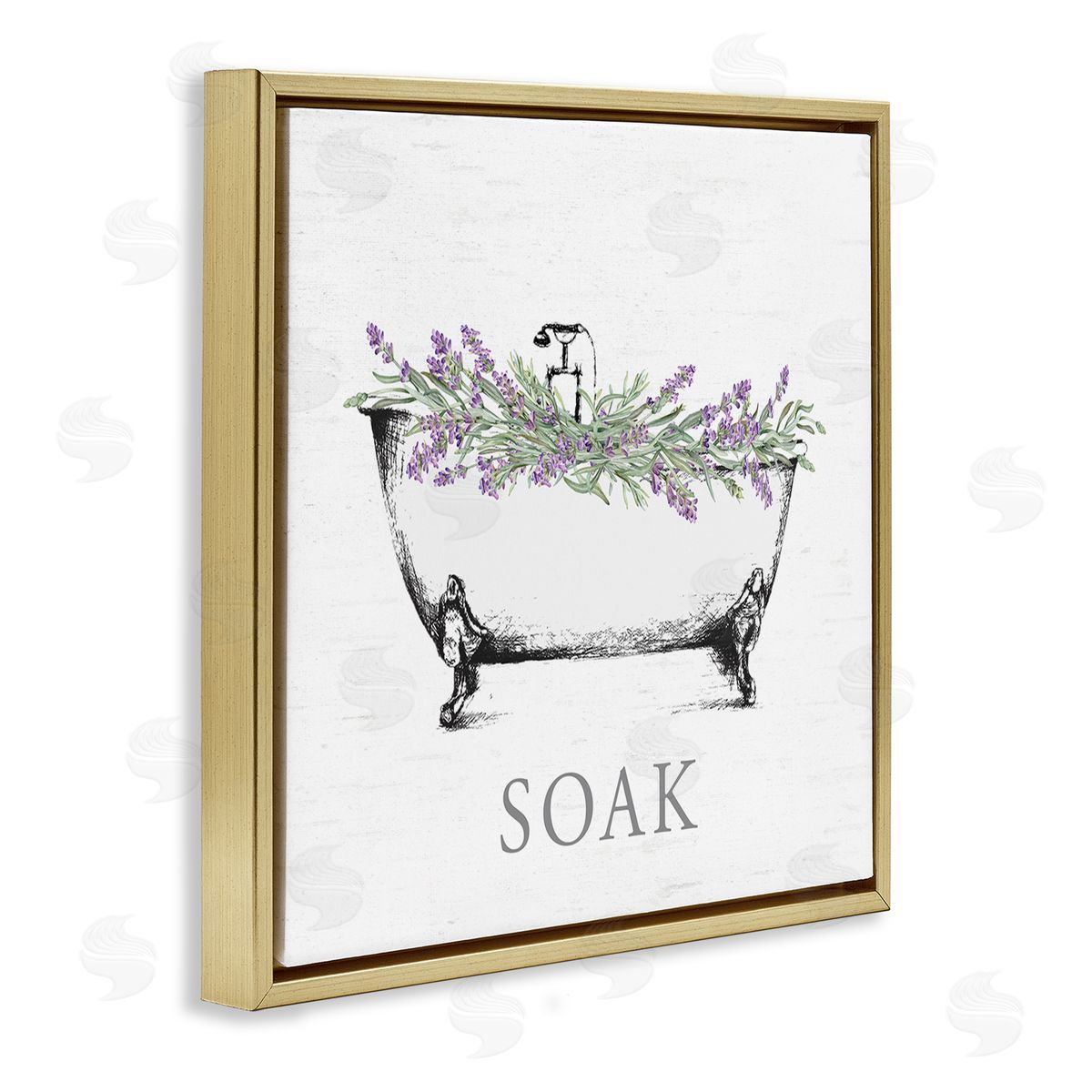 Lettered and Lined | Soak Bathtub with Lavender