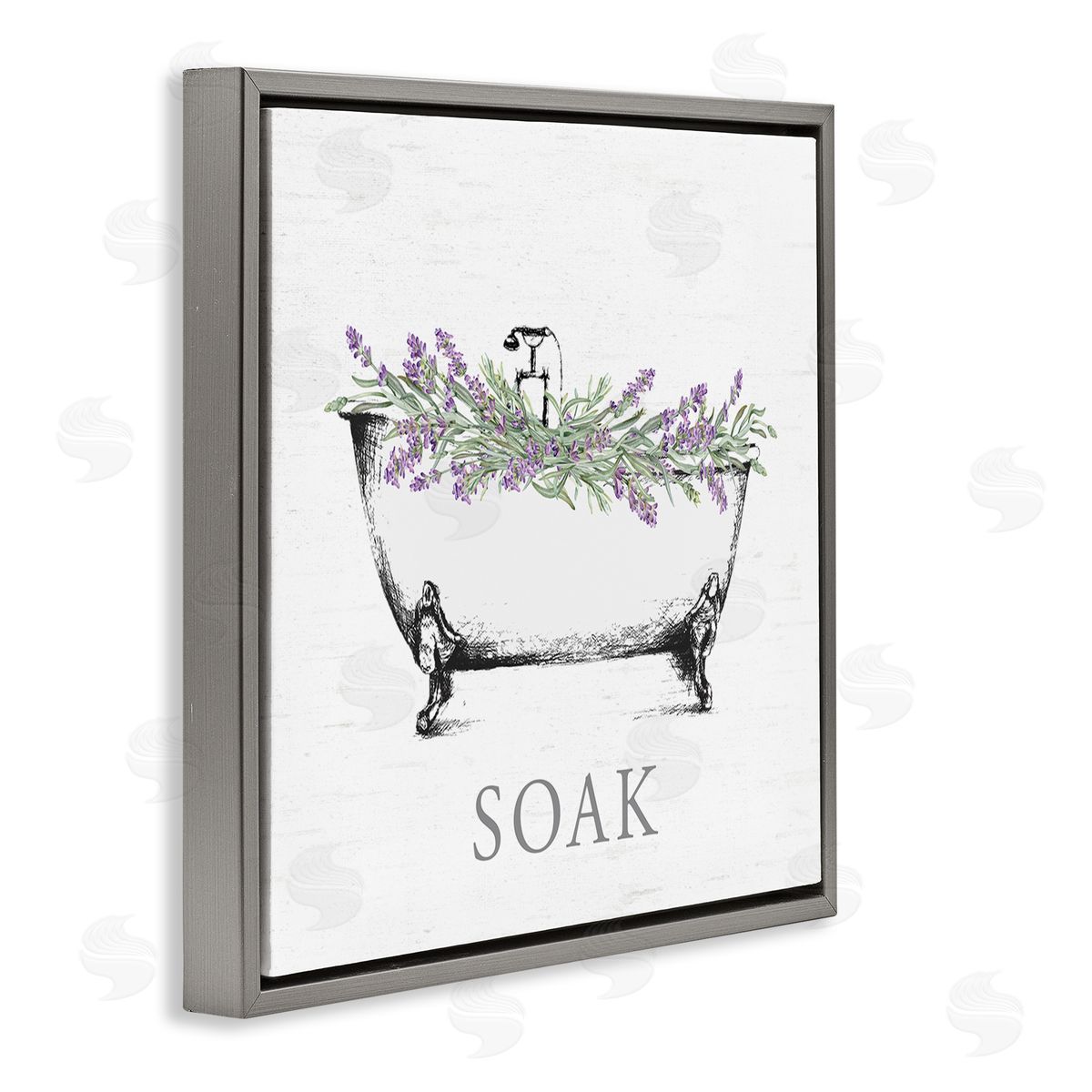 Lettered and Lined | Soak Bathtub with Lavender
