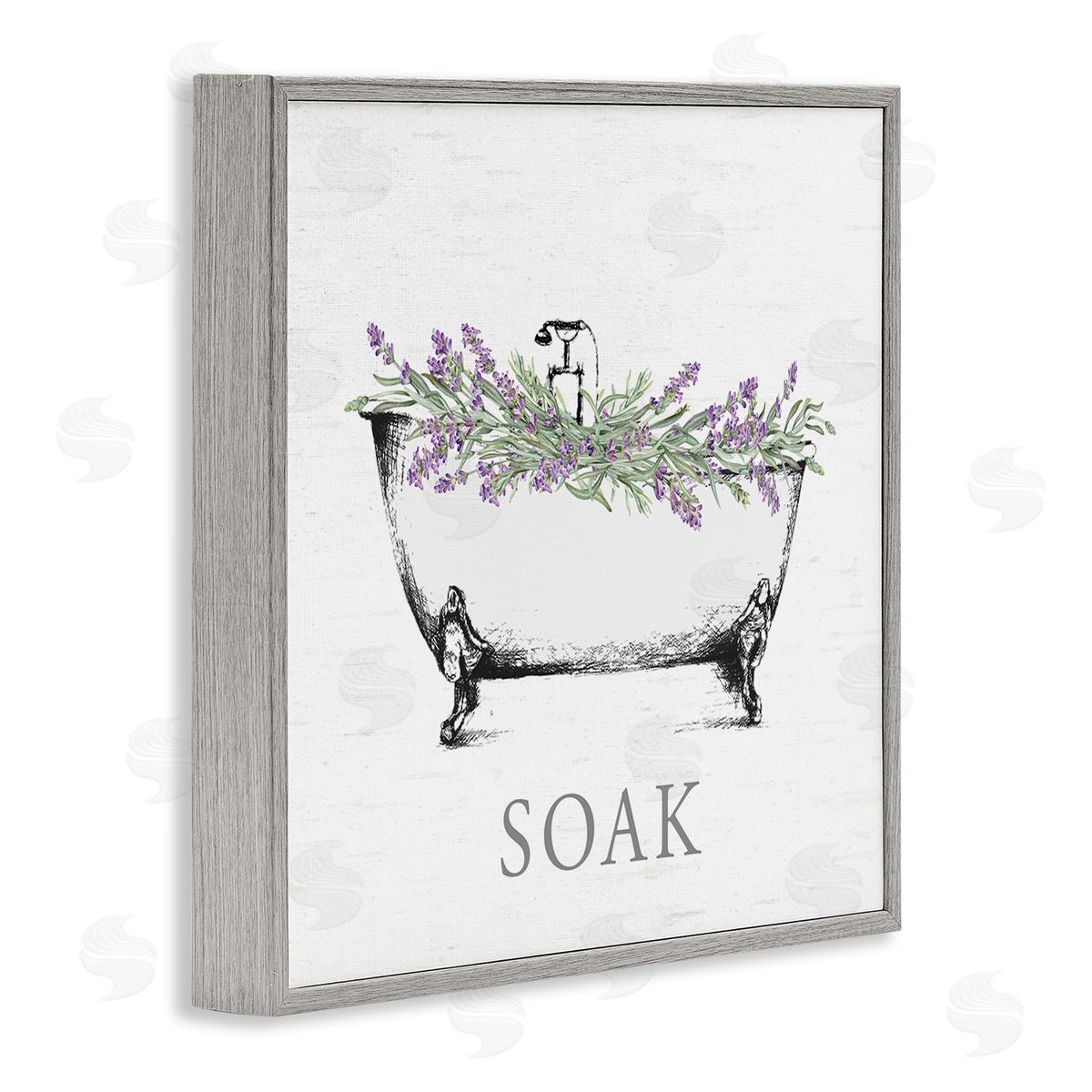 Lettered and Lined | Soak Bathtub with Lavender