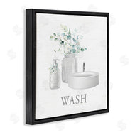 Lettered and Lined | Fresh Bathroom Sink Botanicals