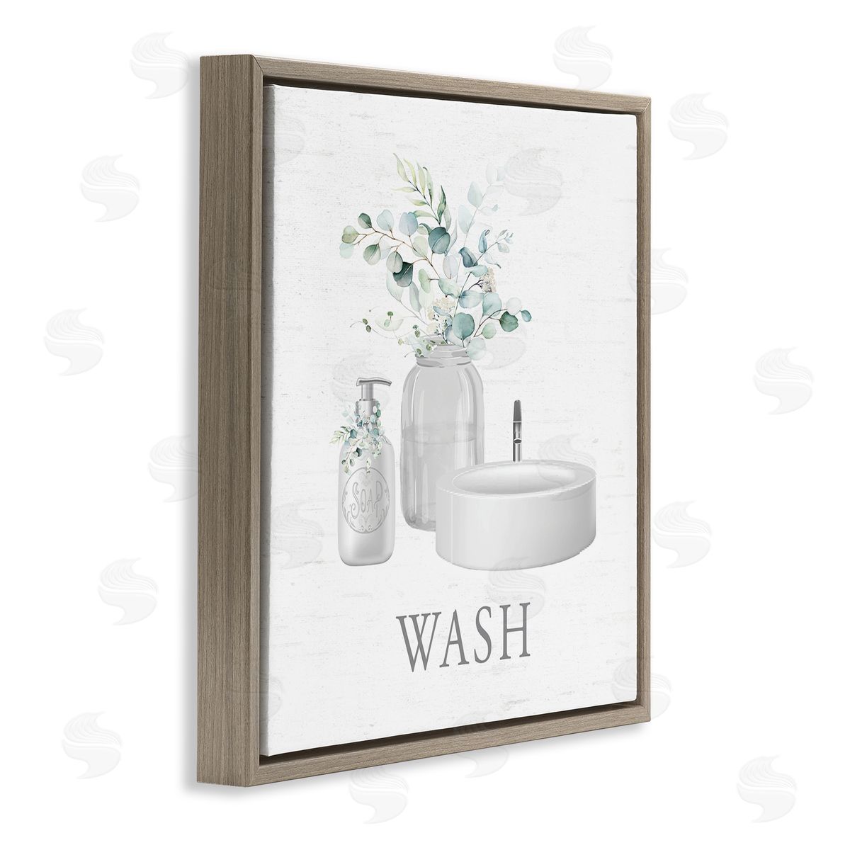 Lettered and Lined | Fresh Bathroom Sink Botanicals