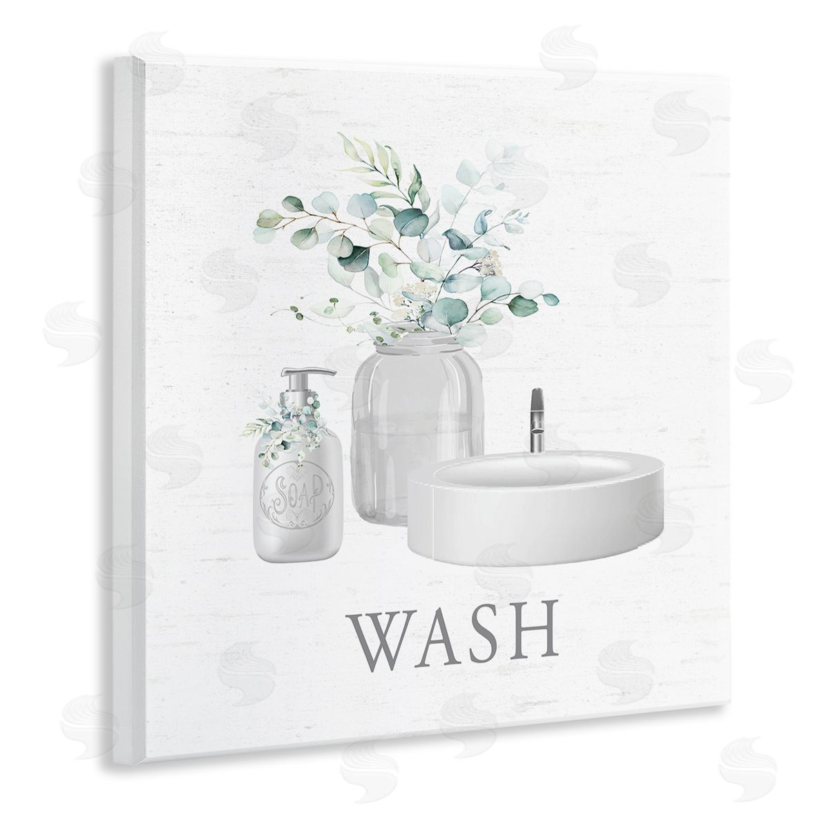 Lettered and Lined | Fresh Bathroom Sink Botanicals