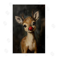 Lettered and Lined | Red Nose Baby Reindeer
