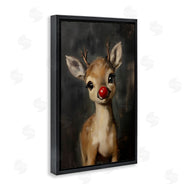 Lettered and Lined | Red Nose Baby Reindeer