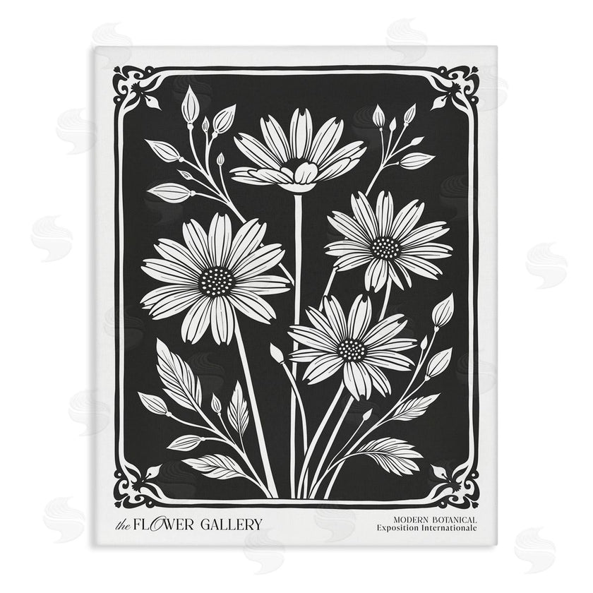 Lettered and Lined | Daisies with Vintage Border
