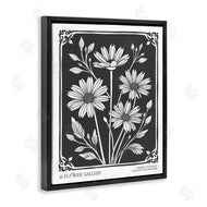 Lettered and Lined | Daisies with Vintage Border
